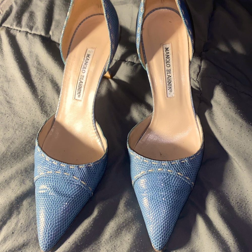 Ladies Manolo Blahnik high heel shoes